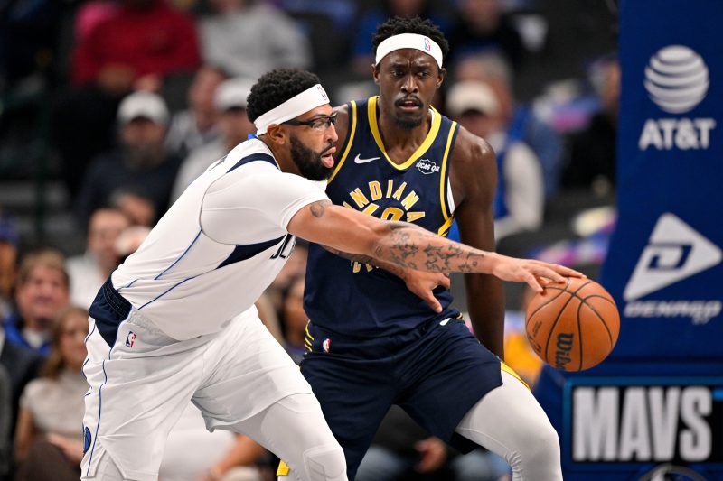 Anthony Davis exits Mavs game with ‘left lower leg soreness’