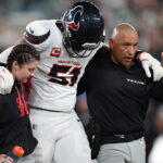 Will Anderson: I had two high-ankle sprains on the MetLife turf, real grass is better
